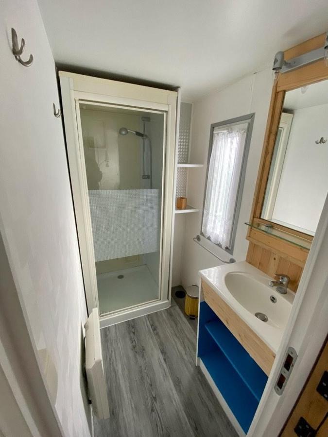 Mobilhome Emplacement 21 Biville-sur-Mer Exterior foto